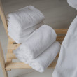 Турецкие полотенца белые банные-0-image