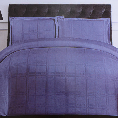 Полуторный комплект постельного белья Колоко квадрат Синий