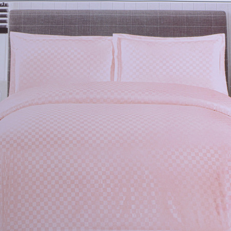 Полуторний комплект постільної білизни Світло-рожевий 1,5ка