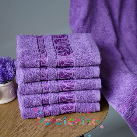 Полотенца кухонные Листок фиолетовый
