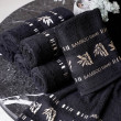 Полотенца лицевые Бамбук черный-0-image