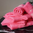 Полотенца кухонные Бамбук розовый-0-image