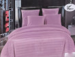 Полуторний комплект постільної білизни Віп сатин/рожевий-0-image