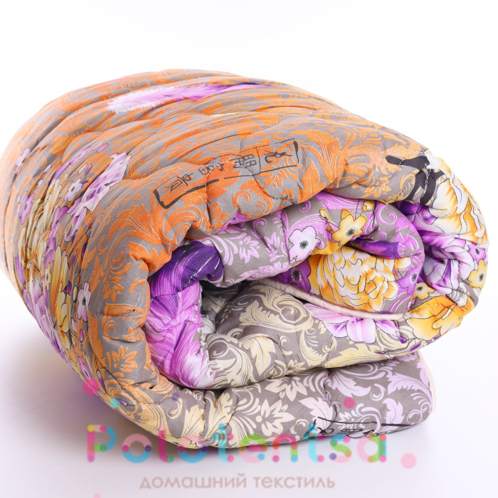 Одеяло шерсть+полиэстер двухспальная-1