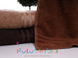 Турецкие полотенца Gulkan 9 лицевые/коричневые-1-image